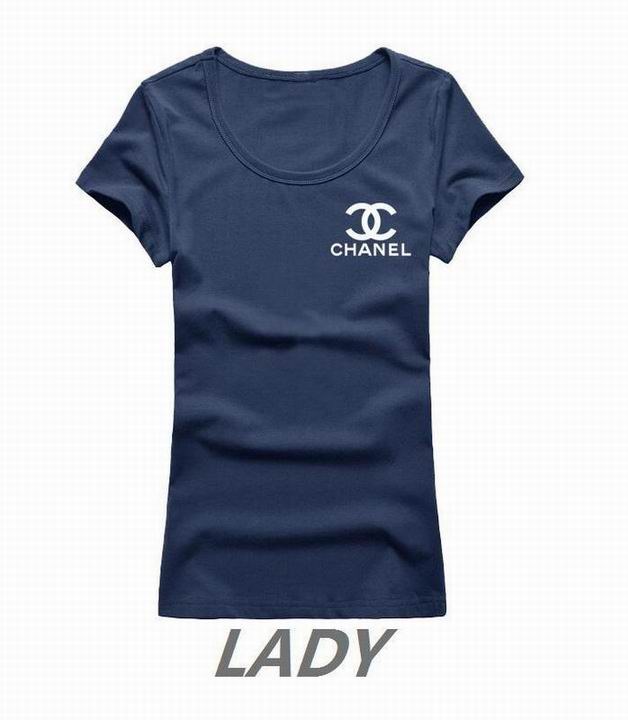 Chanel short round collar T woman S-XL-048